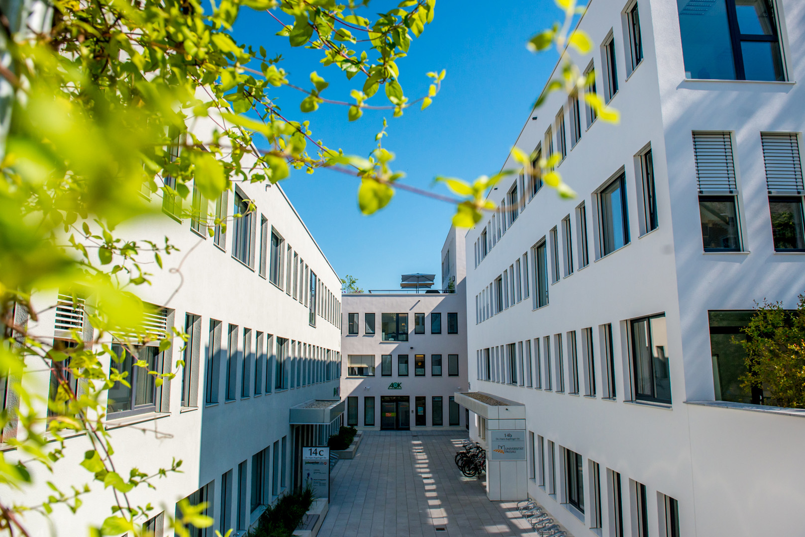 Innenhof im Quartier Mitte
